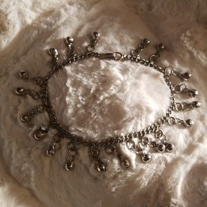 Silver anklet